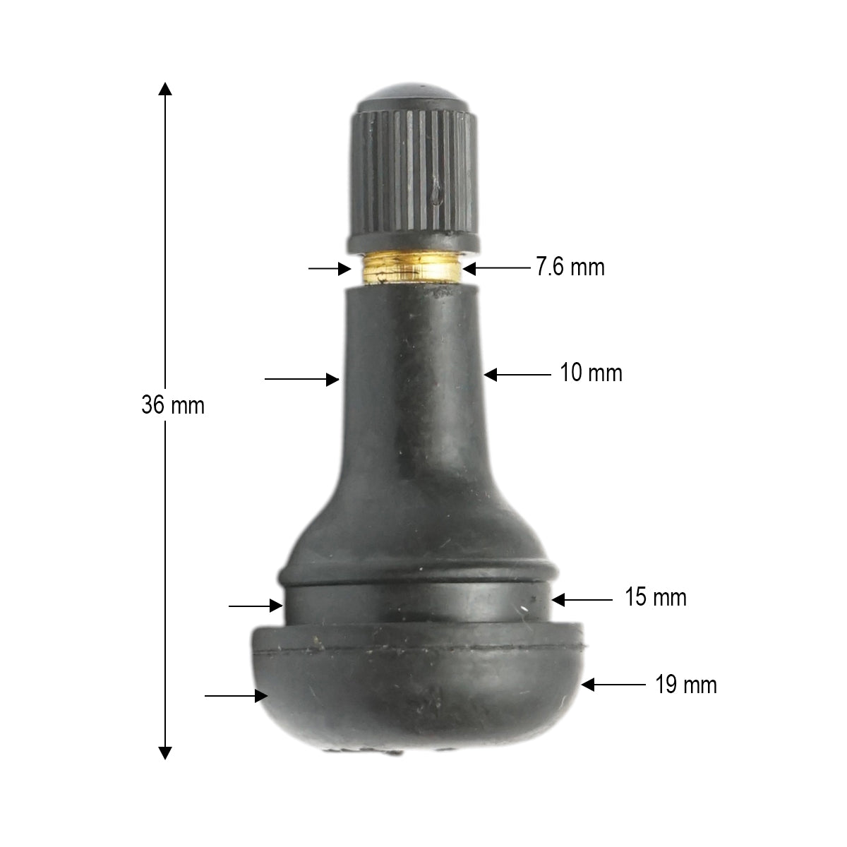 Tubeless kerékventil 36mm TR412