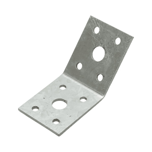 Összekötő elem 135°, 50x50x40mm, vastagság 2,5mm, horganyzott acél