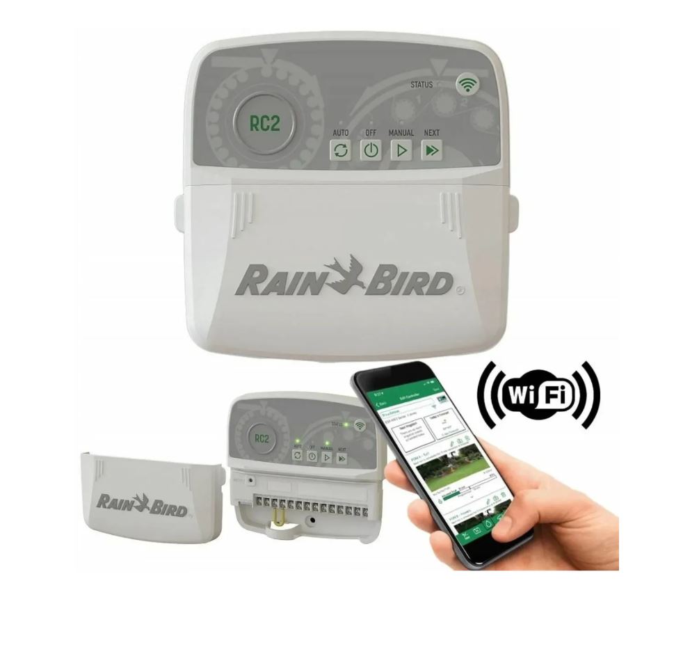 Öntözésvezérlő 230V, WI-FI, 4 zóna, beltéri felszereléssel RC2I4 Rain Bird Rain Bird