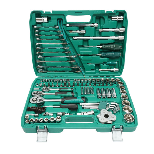 Hatszögkulcsos, fix, torx, racsnis dugókulcs készlet 121 db Breckner Germany