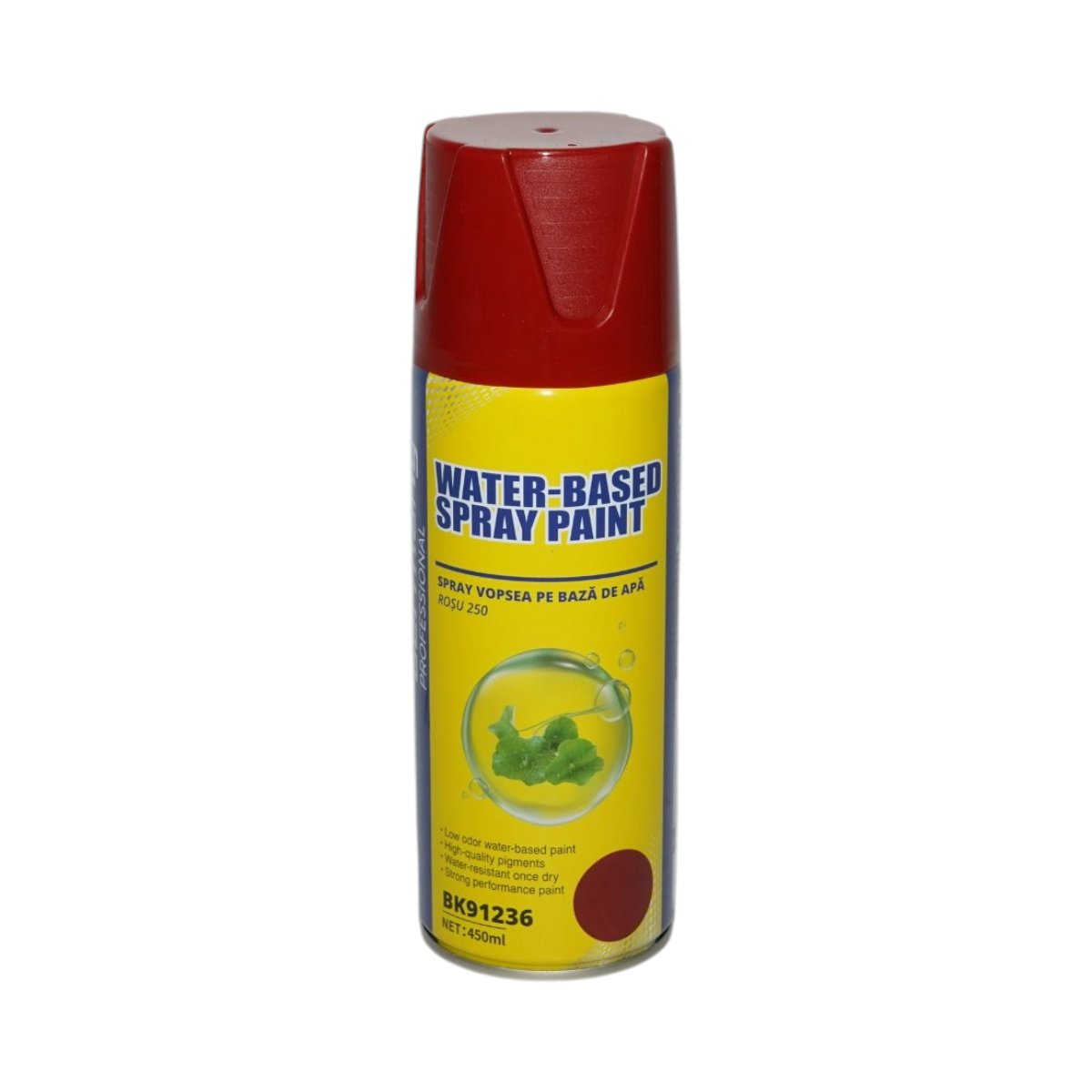 Spray festék piros 250 vízalapú 450ml Breckner Germany