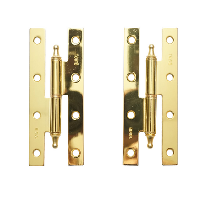 2 db bronz ajtópántok készlet, balra 140x55mm