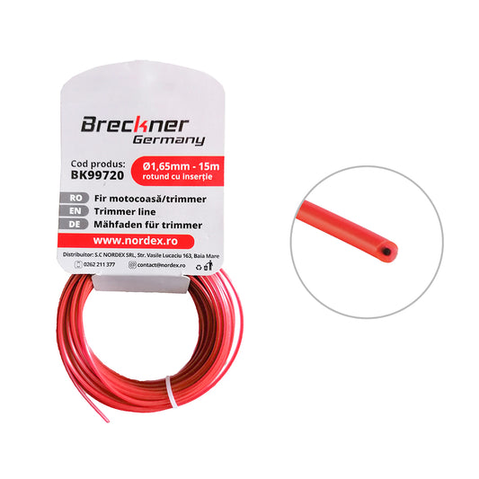 Kerek fűkasza damil, 1.65 mm x 15 m Breckner Germany