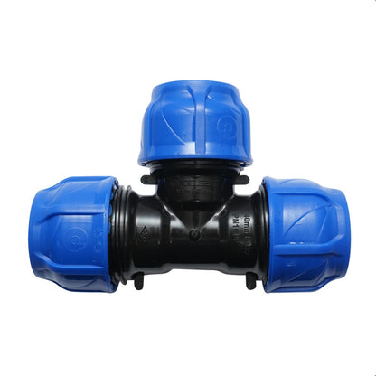 Egyenletes tömörítő cső D40x40x40mm PN16, öntözőrendszerekhez