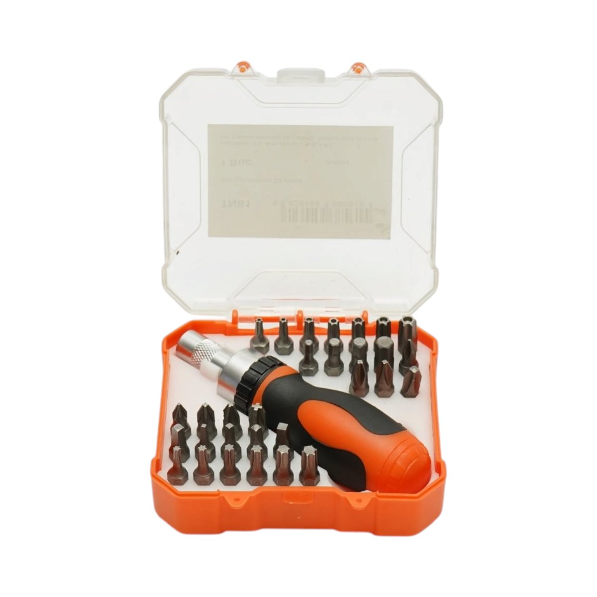 Csavarhúzó készlet racsnis és bitekkel imbus, torx, PH, PZ 31 darabos Cr-V