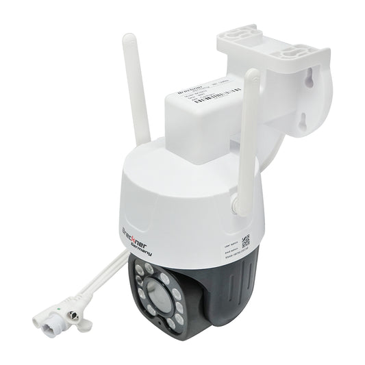 WIFI beltéri/kültéri megfigyelő kamera 5MP ultra HD, PTZ, mozgásérzékelő, forgatható, 90 fok, 12V DC IP66 Breckner Germany