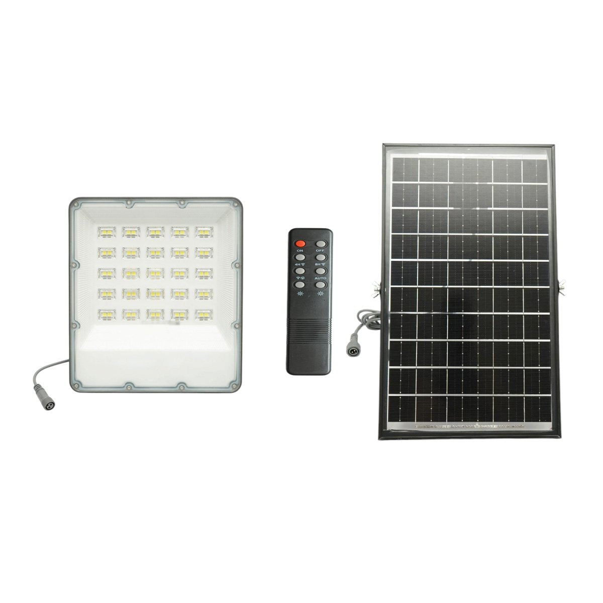 200W LED reflektor, 6500K bifaciális 20W napelem panellel, 10000mAh akkumulátor és távirányító IP66 Breckner Germany
