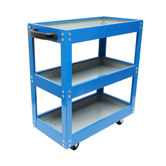 Kerekes fém kocsi 3 polccal a szerszámok számára 510x260x575mm