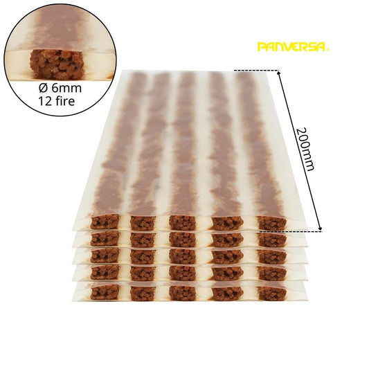Gumiabroncs javító zsinór, defekt javító 200mm, Ø 6mm, 12 menet 25 db/doboz S-200 Panversa