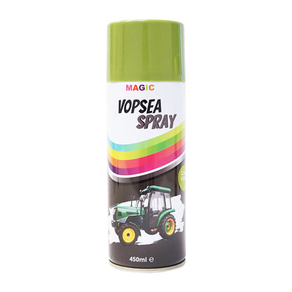 Professzionális Claas zöld autófesték spray gyors száradással 450ml MAGIC fémre, fára, műanyagra, üvegszálra