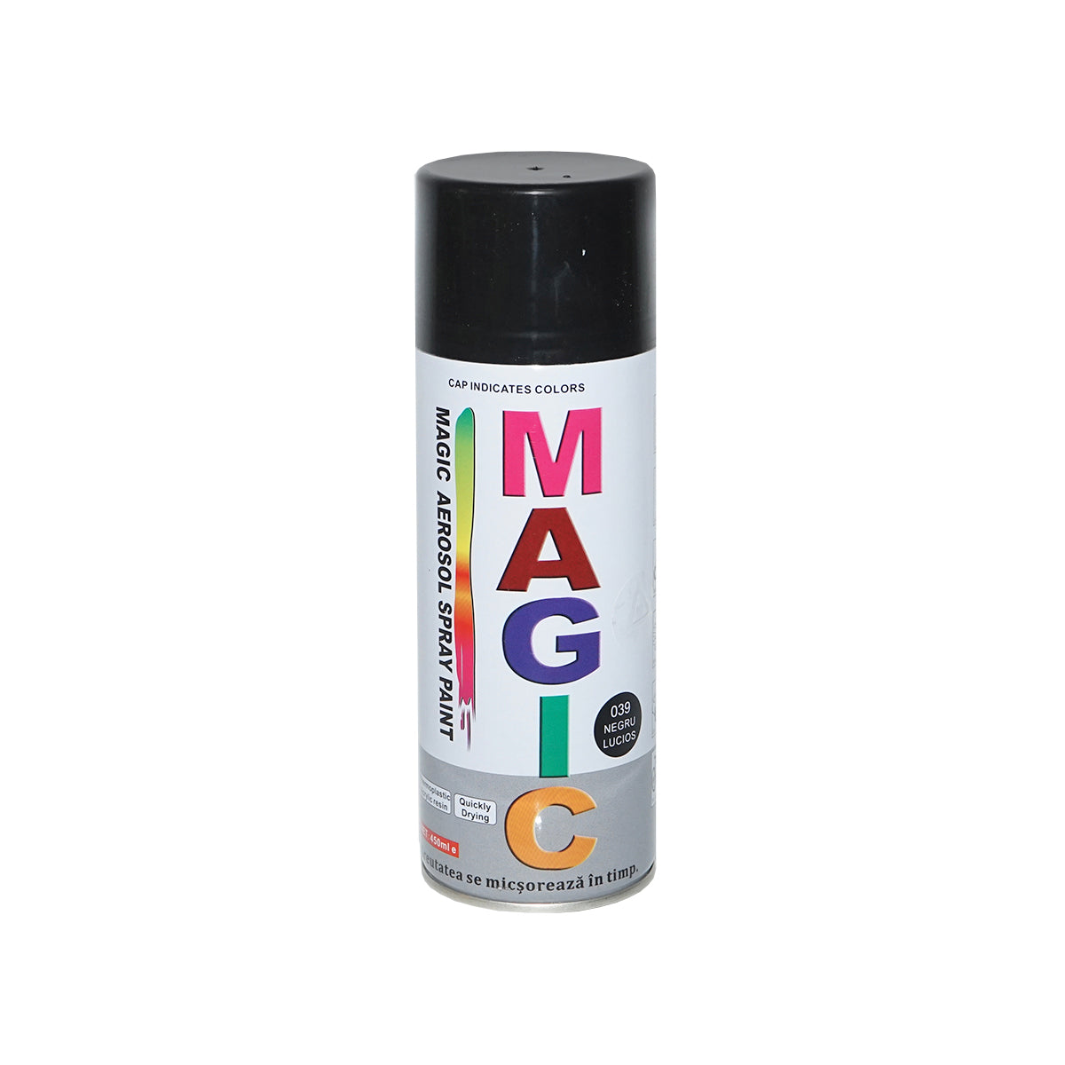 Festékszóró spray Magic fényes fekete 039 450 ml