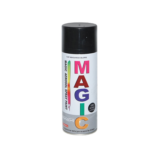 Festékszóró spray Magic fényes fekete 039 450 ml