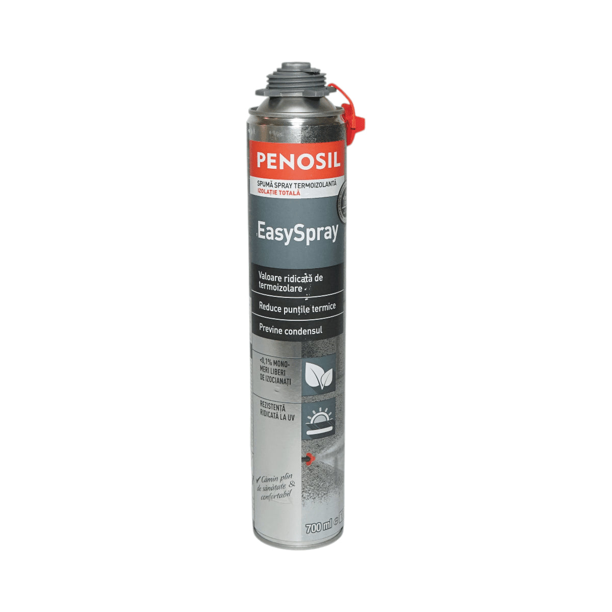 Fehér, permetezhető hőszigetelő hab 700 ml EasySpray Penosil