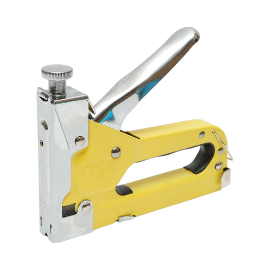 Állítható kézi tűzőgép kárpitozáshoz, kapcsok 4-14mm, 100 db 0.7x8mm-es tűzőkapocs készlet tartozék Crownman