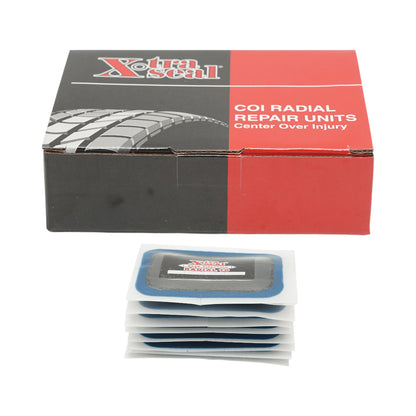 Radiális gumiabroncs vulkanizáló javítófoltok 50x75mm RADIAL 10 X-TRA SEAL