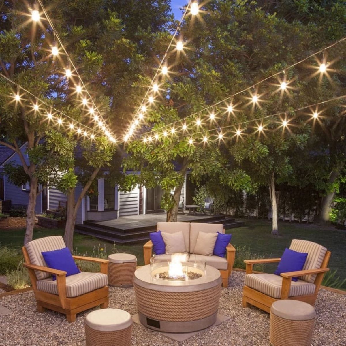 Kültéri LED világítási rendszer 12 E27 foglalat, 6m kábel, 220V IP44 Breckner Germany