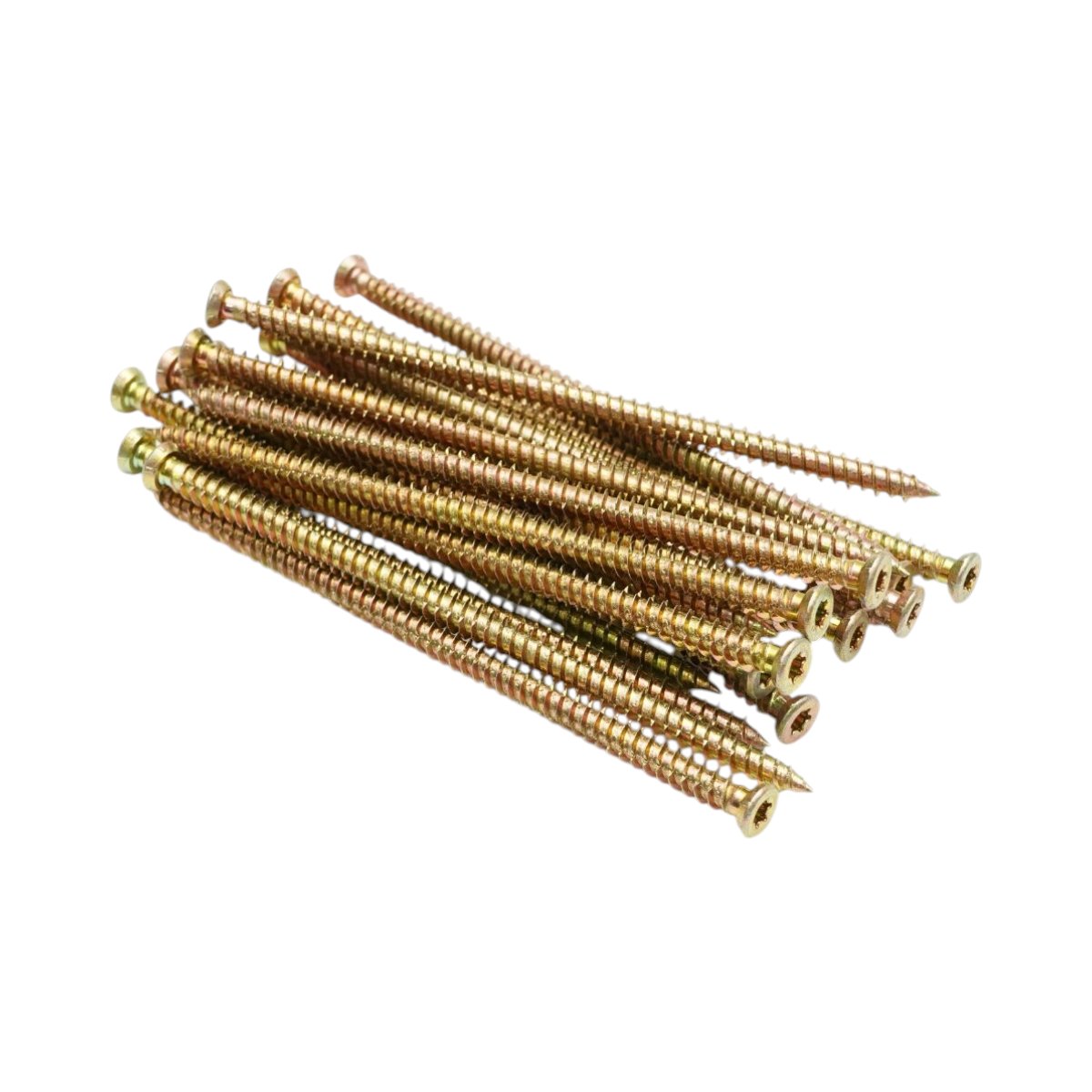 Ajtó-ablak szerelőcsavar 7.5x152mm, torx TX30, sárga cinkozott acél 100 db/doboz