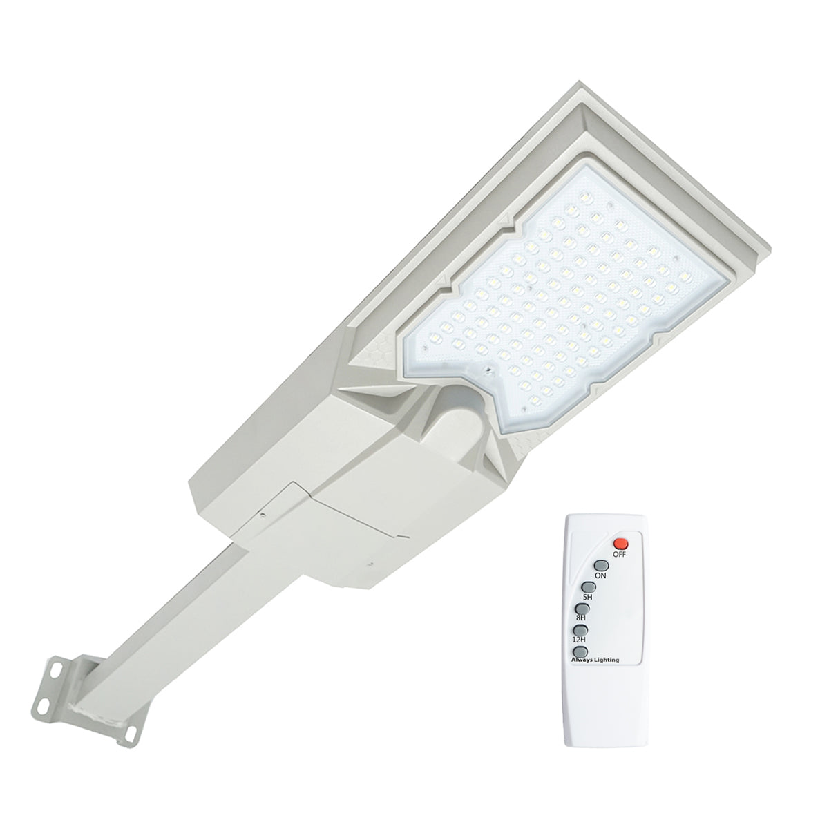 Napelemes LED utcai lámpa 300W, 6500K, IP65, napelemmel és távirányítóval Breckner Germany
