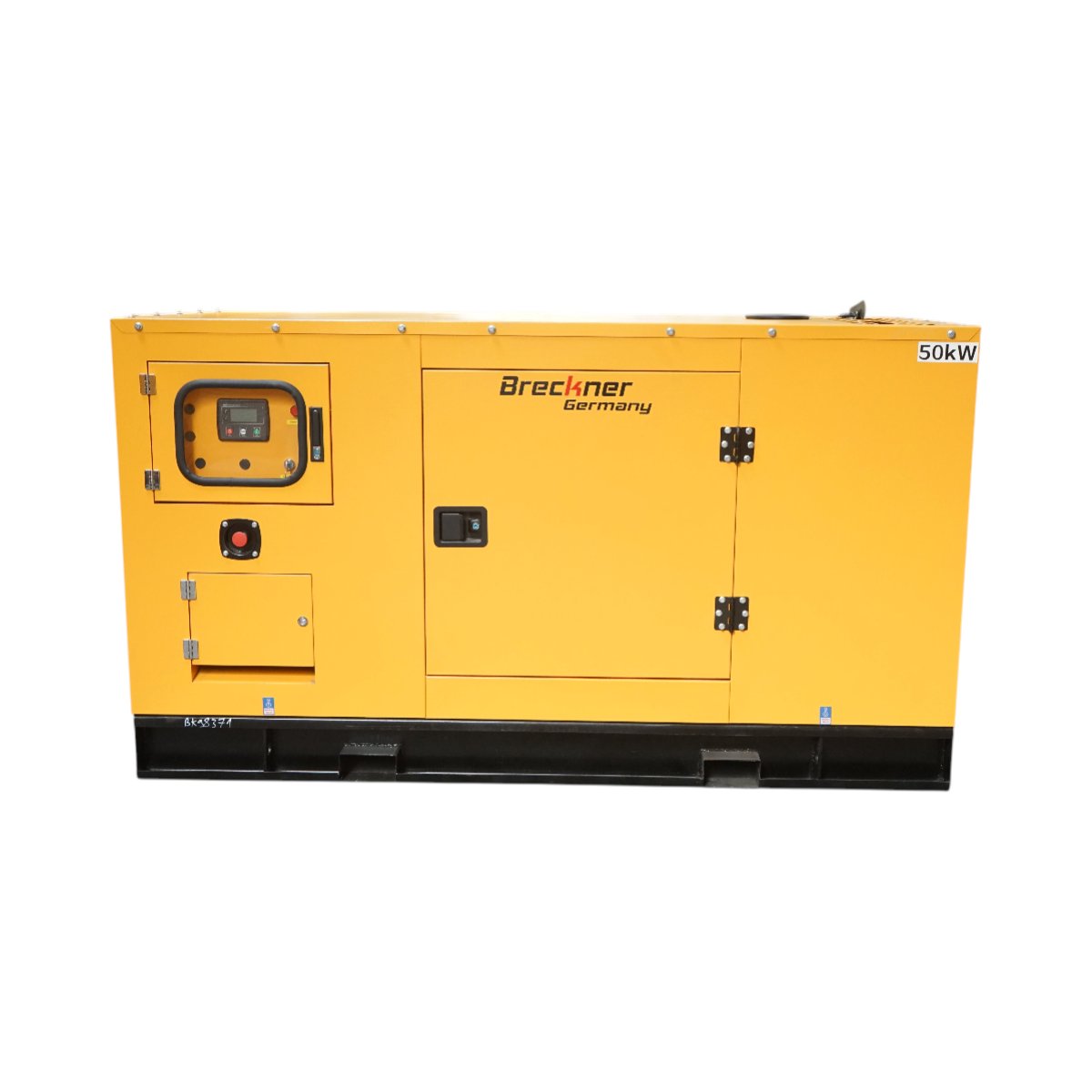 Háromfázisú hangszigetelt elektromos generátor 50KVA, 230/400V, Ricardo 56kW ZH4105ZD Breckner Germany dízelmotor