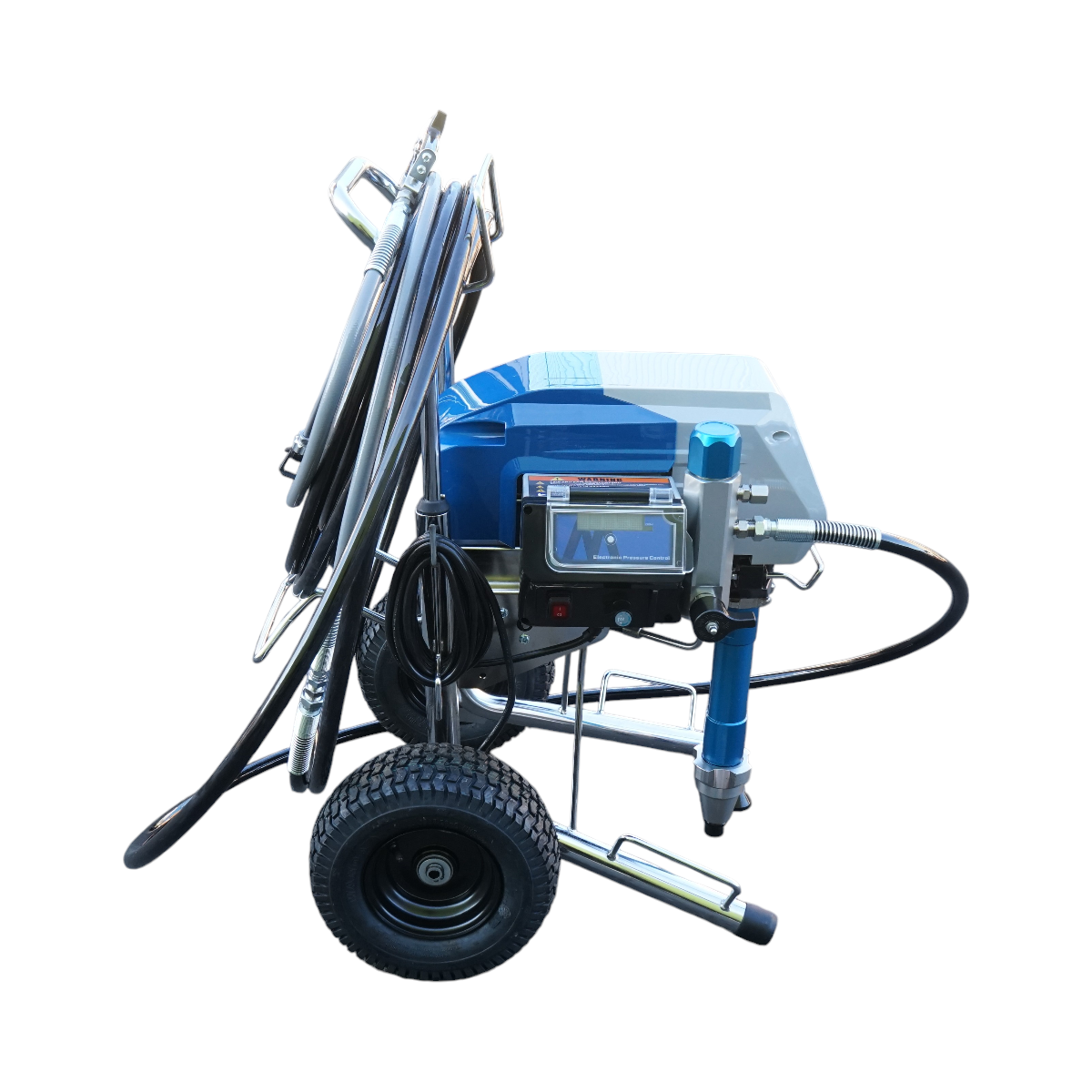 Professzionális airless festékszóró szivattyú dugattyúval és kefe nélküli motorral 4,5 kW, 220 V, 8,5 l/perc áramlás, 517-es fúvóka, maximális nyomás 227 bar M85