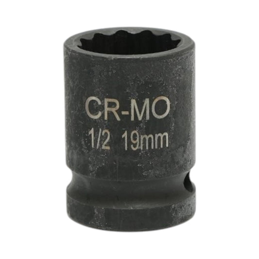 Breckner Germany 19mm-es bihexagonális ütőkulcs, 38mm, 1/2 inch négyzet Cr-Mo