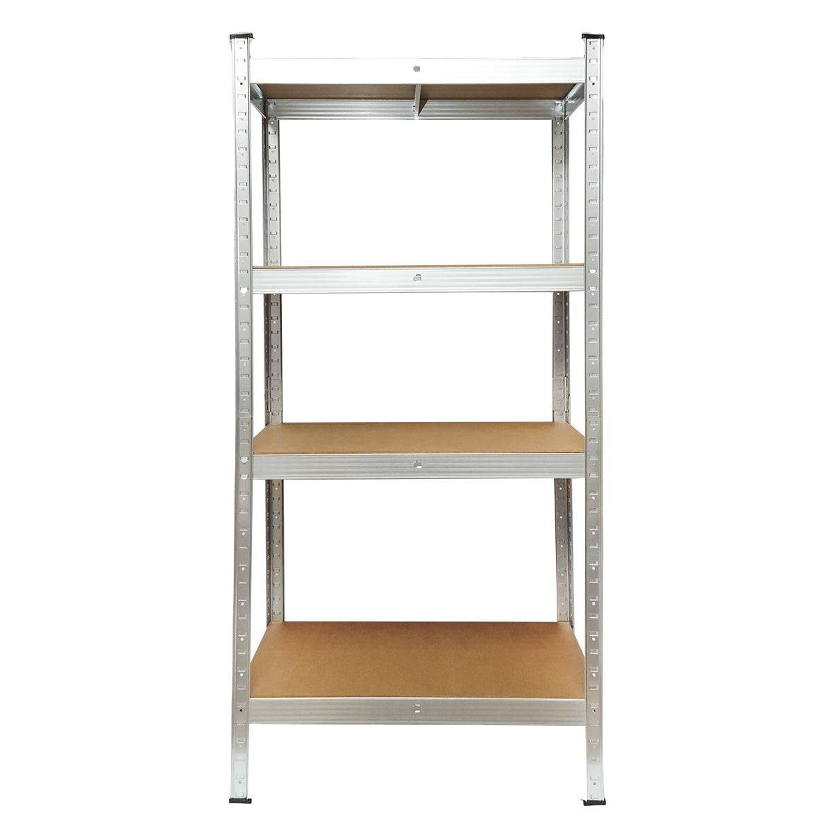 Salgó polc, fém polc, 4 MDF polccal, 144x60x30cm, 50kg/polc, csavarmentes szerelés Breckner Germany