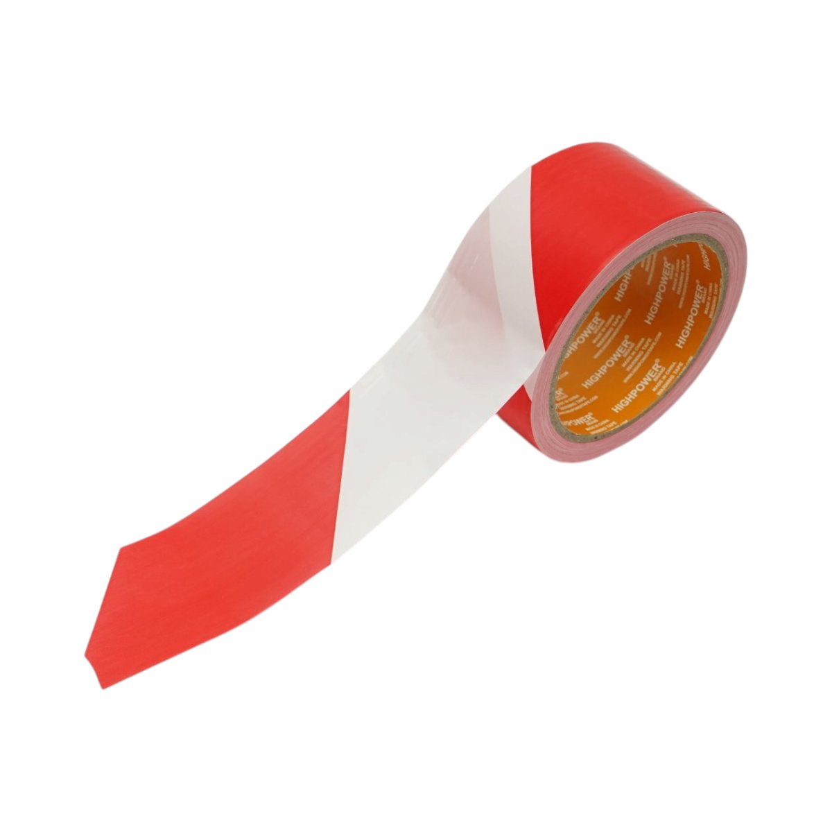 Elhatárolási és jelzőszalag 50mm x 100m piros-fehér PE HighPower