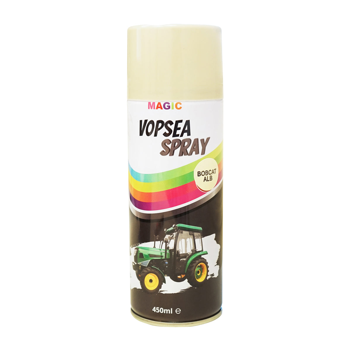 Professzionális Bobcat fehér autófesték spray gyorsan száradó 450ml MAGIC