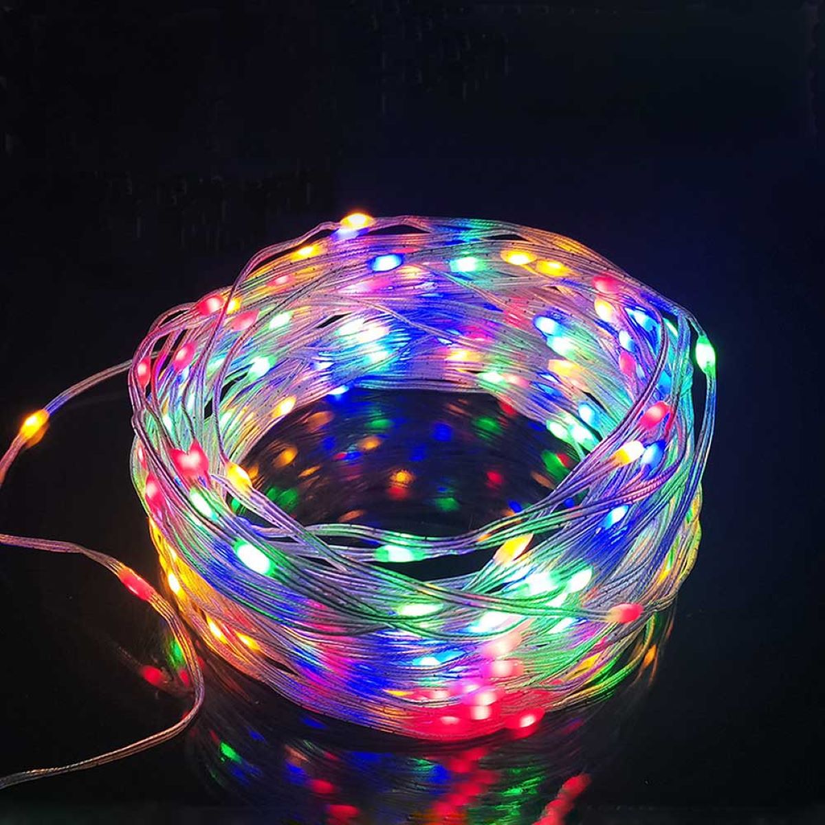 Intelligens LED szalag 2W/m 5V távirányítóval, zenei vezérlés, bluetooth, USB alkalmazás, 10m RGB+IC IP68 Breckner Germany