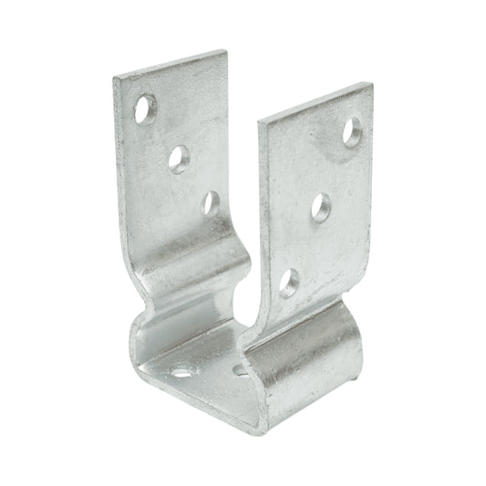 71x60x125mm, vastagság 5mm, horganyzott acél, hegyes aljzat 71x60x125mm