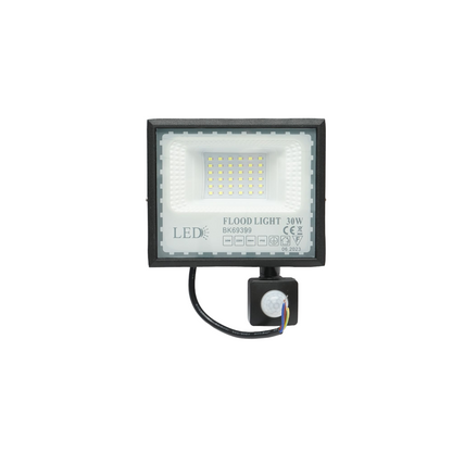 LED reflektor 30W, 220V, 6500K, IP65 mozgásérzékelővel Breckner Germany