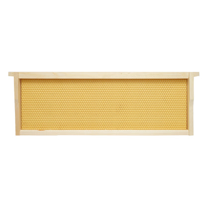 Fából készült méhkaptár keret műanyag méhsejtekkel Dadant 483x448x159mm