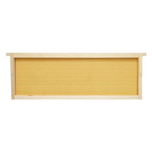 Fából készült méhkaptár keret műanyag méhsejtekkel Dadant 483x448x159mm