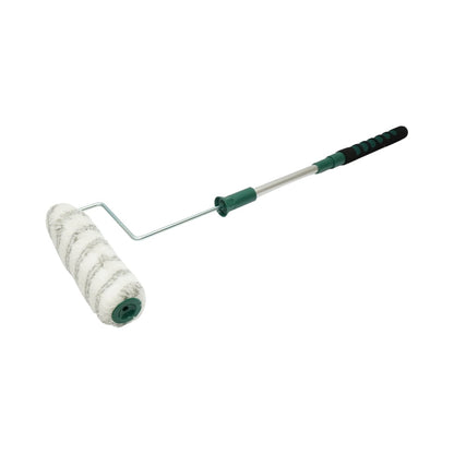 Poliakril festőhenger 25cm, henger átmérő 75mm, szál 18mm, teleszkópos fém nyél 42-84cm Breckner Germany