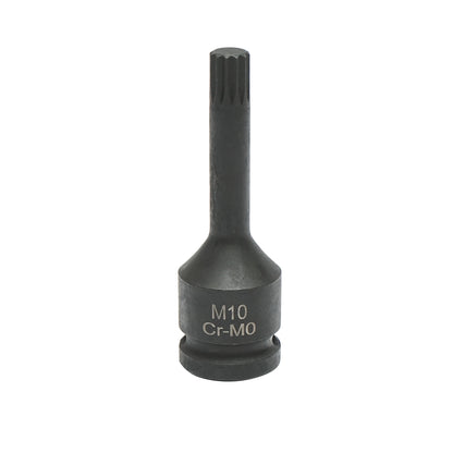 Ütőcsavarkulcs spline M10, 78 mm, négyzetes 1/2 Cr-Mo