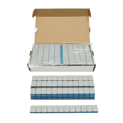 Öntapadós szürke kerékegyensúlyozó ellensúlyok Fe 60g (5gx12 db) 100 szalag/doboz