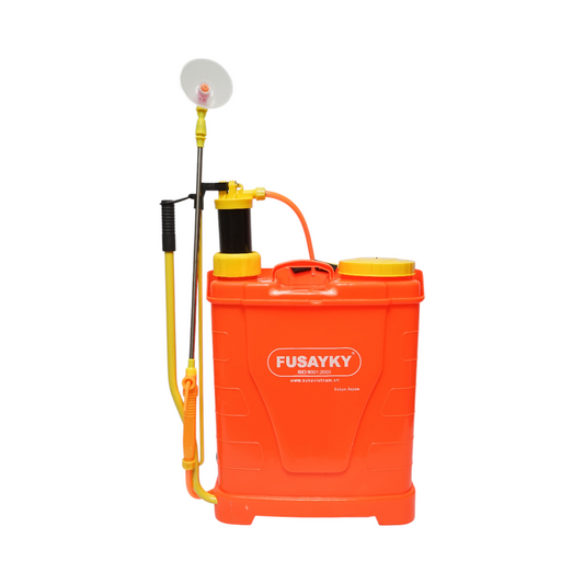 Kézi permetezőpumpa vermorel típusú 18L-es tartállyal, 3 fúvóka, max. 3 bar nyomás
