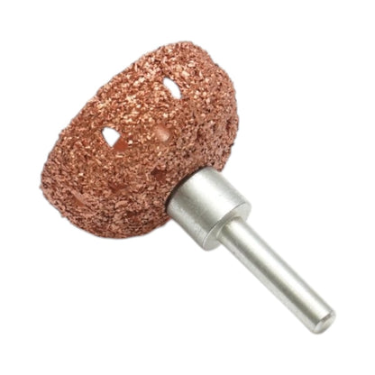Polírozó sapka gumiabroncsokhoz 35mm, 36-os szemcseméret, 3/8 inch szár