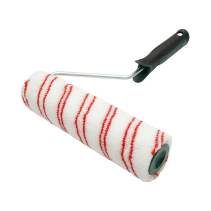 Poliészter festőhenger 25cm, 70mm-es hengerátmérő, 18mm-es drót, ergonomikus soft-grip 2k fogantyú Breckner Germany