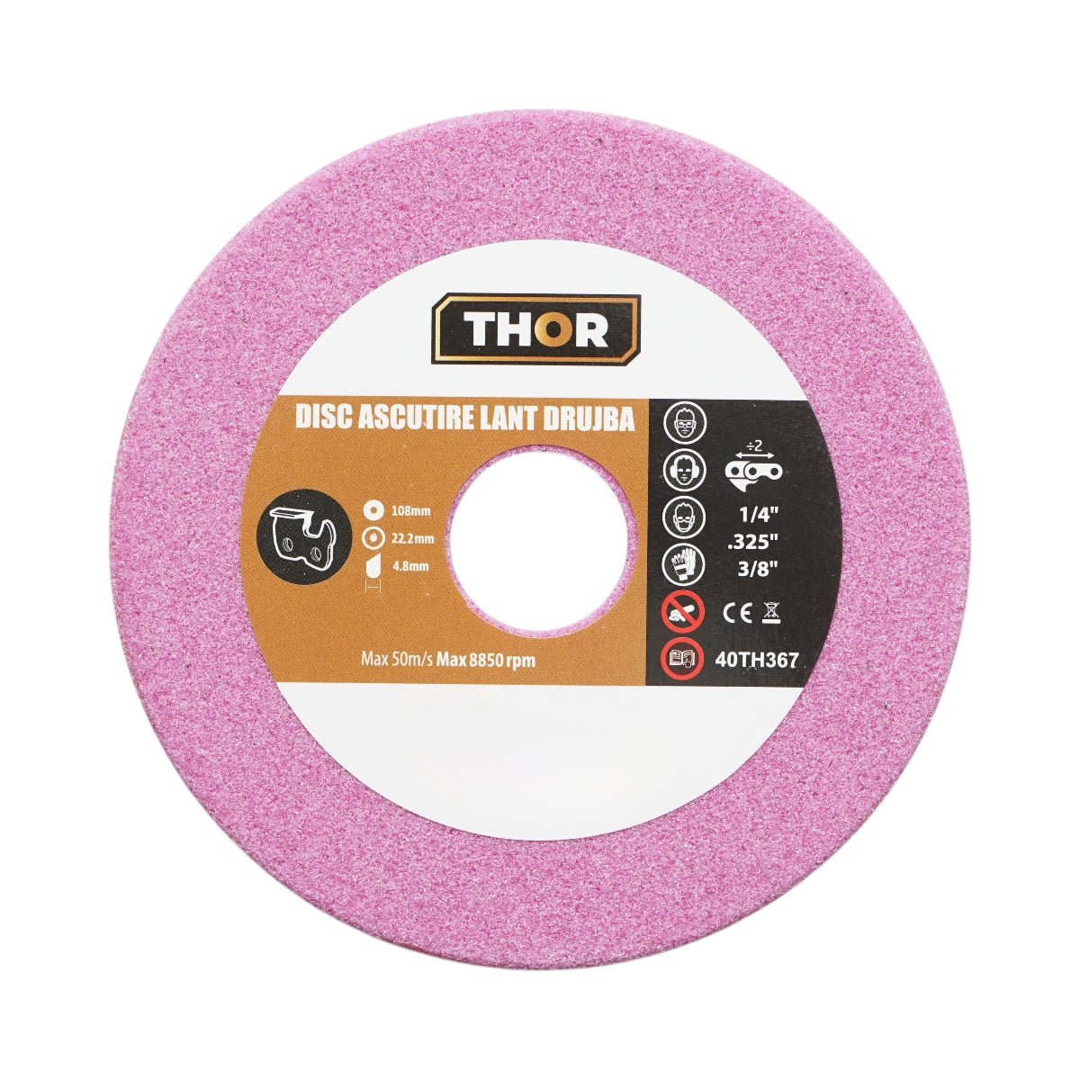 Láncfűrész penge 108x22,2x4,8 mm, sebesség 8850 fordulat/perc THOR