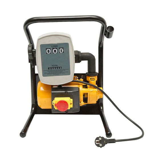 Dízelüzemanyag átemelő szivattyú mérővel 220V 600W áramlási sebesség 40L/min. maximális nyomás 3bar Breckner Germany