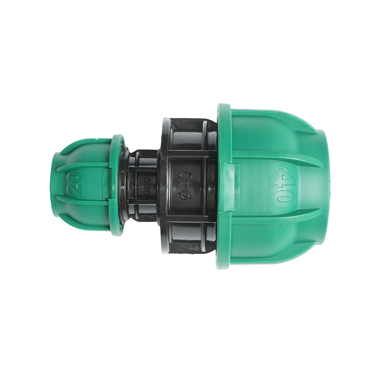 D40x20mm PN10 dugaszolóaljzat, csökkentett csatlakozó D40x20mm PN10 Rúd öntözőrendszerekhez