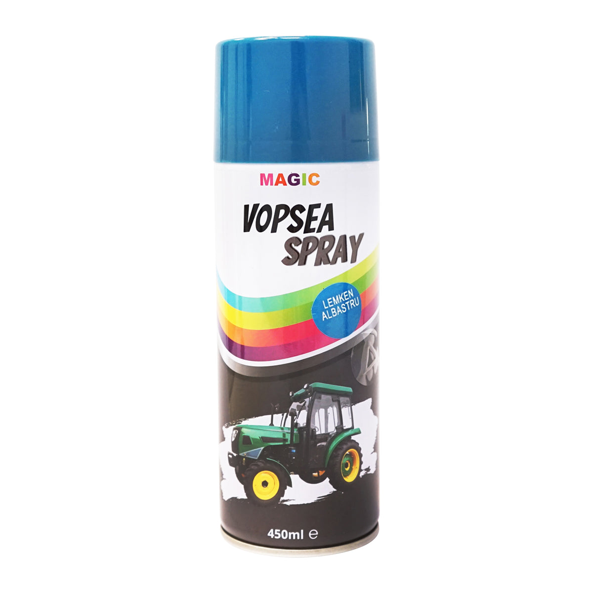 Professzionális Lemken kék autófesték spray, gyorsan száradó 450ml MAGIC fém, műanyag, üvegszálas és fa felületekre