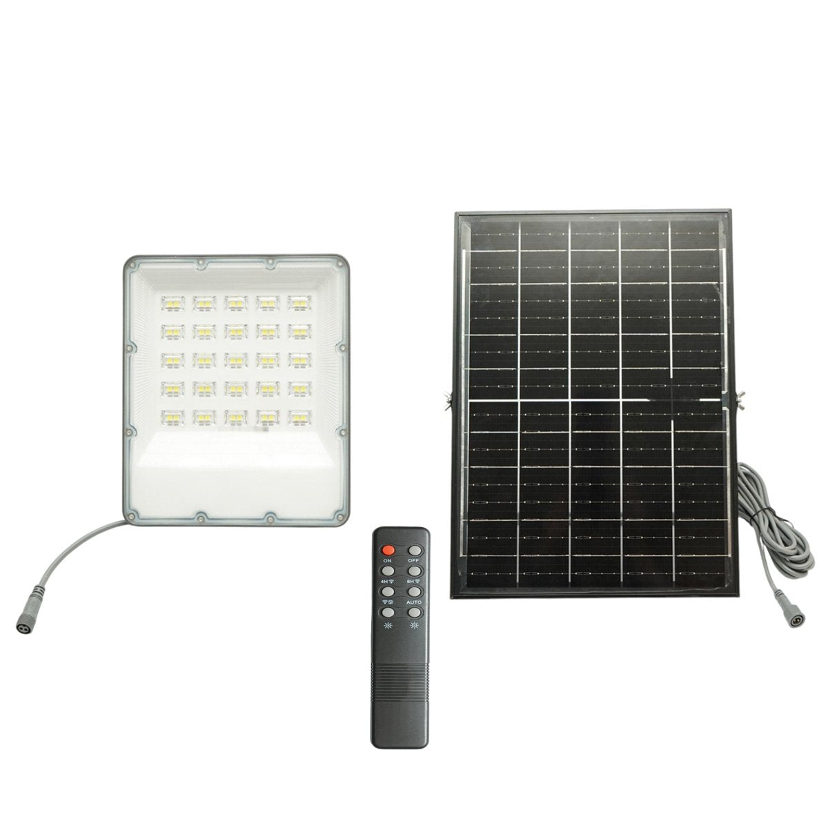 Breckner Germany 400W LED reflektor, 6500K bifaciális 40W napelem panellel, 20000mAh akkumulátor és távirányító IP66
