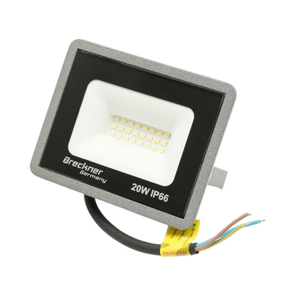 LED reflektor 20W, 100-265V, 6500K, 2000lm Flood típus 115x90x25mm IP66 Breckner Germany