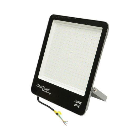 LED Reflektor 200W, 220V, 6500K, 18000lm Flood típus 325x270x32mm IP66 Breckner Germany