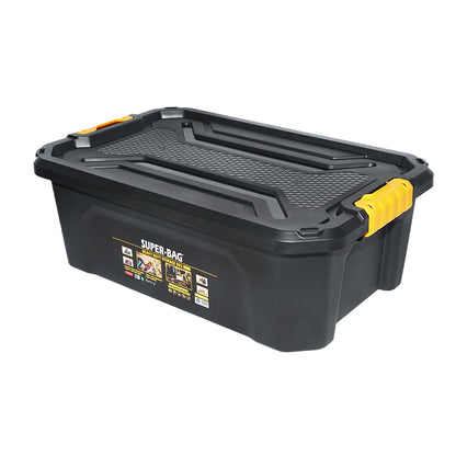 Nagy teherbírású tárolódoboz fedéllel 30L 580x380x200mm