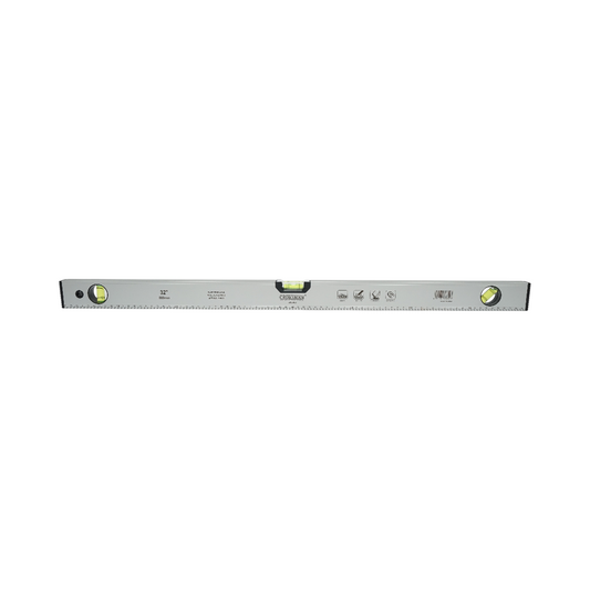 Mágneses alumínium vízmérték 800mm, 3 vízmérték, 0-80cm-es vonalzó Crownman