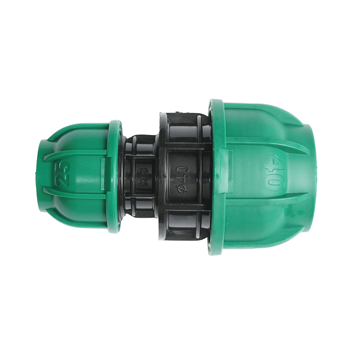 D40x25mm PN10 dugaszolóaljzat, csökkentett csatlakozó D40x25mm PN10 Rúd öntözőrendszerekhez