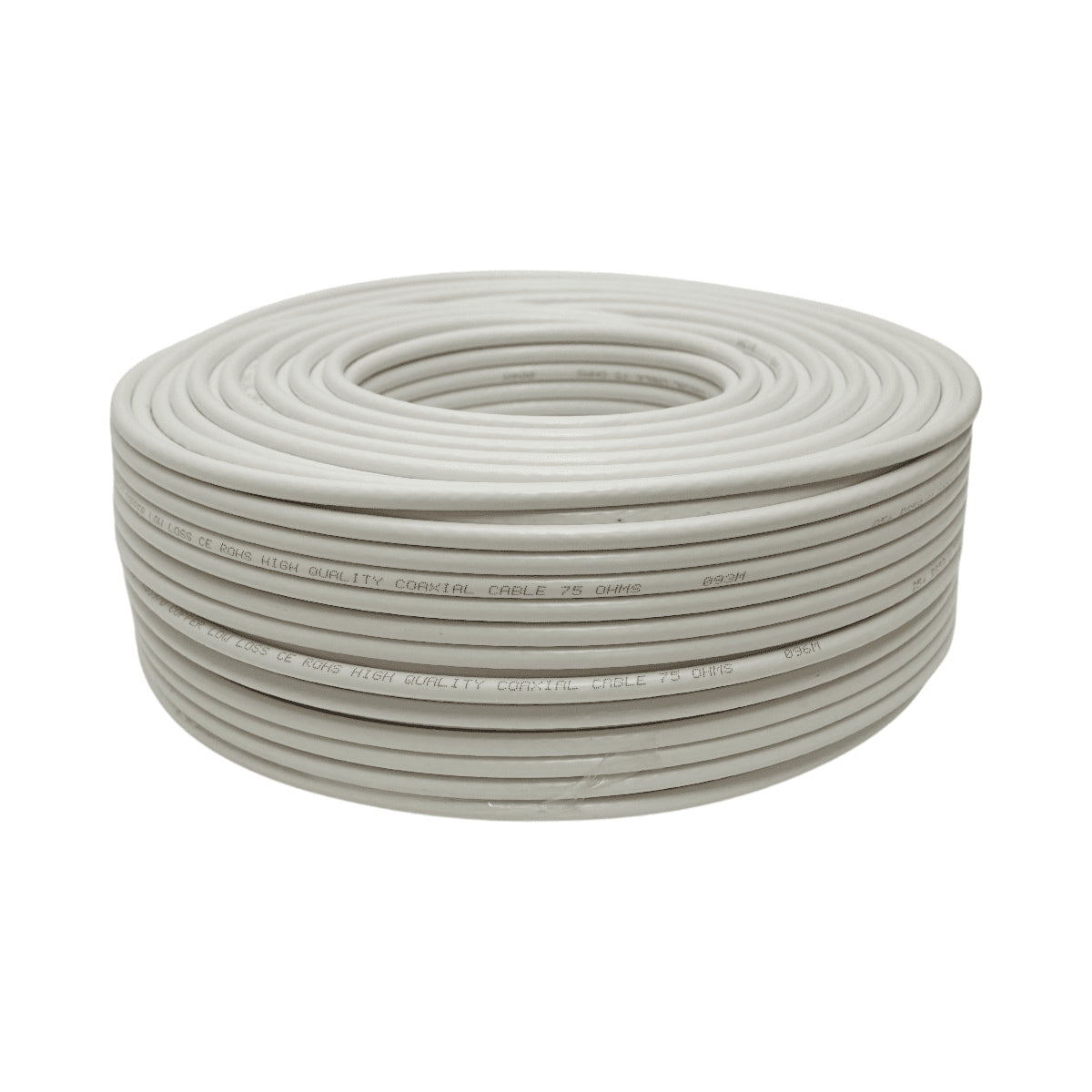 Réz koaxiális kábel 0,7mm RG59/U, 75 ohm 100m/tekercs Q5+
